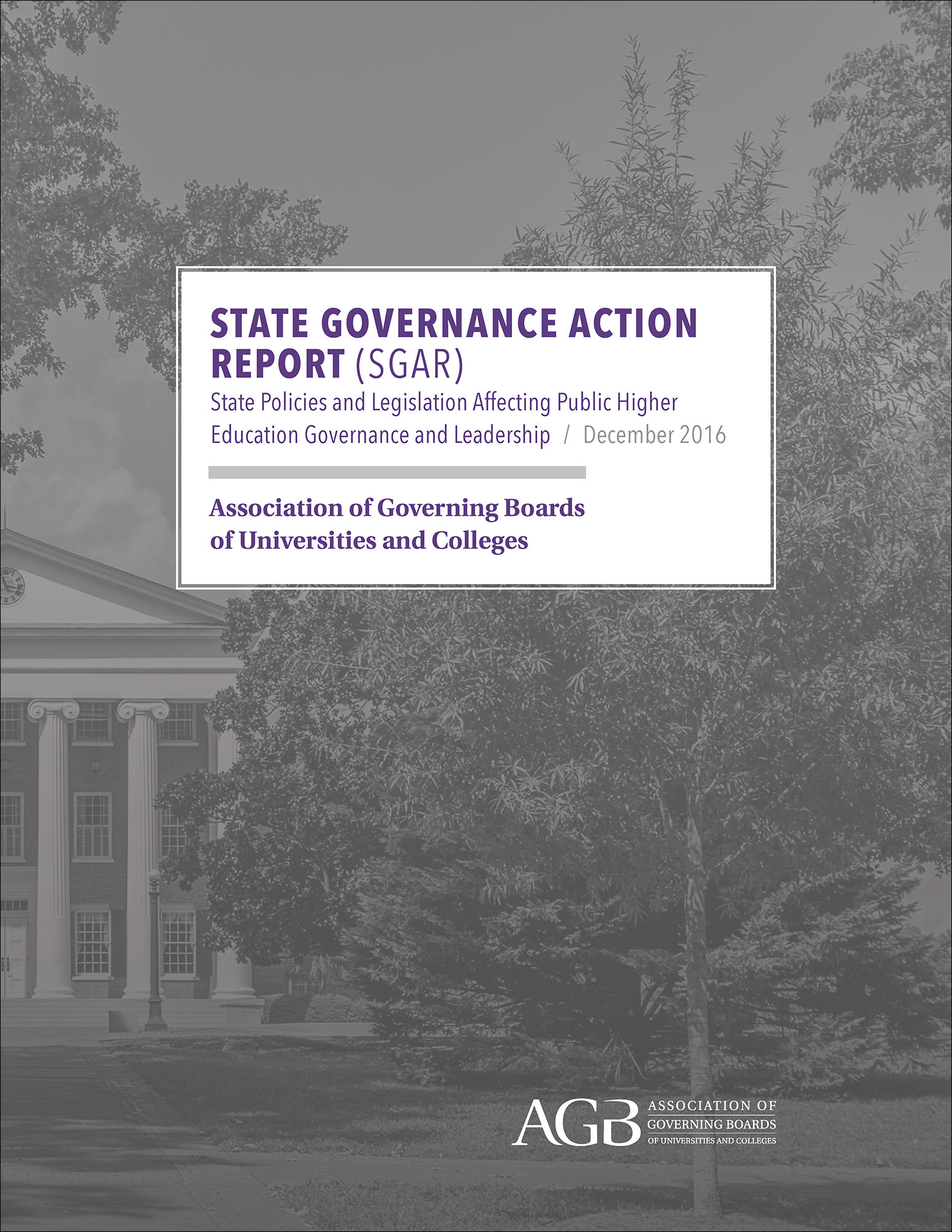 2016 State Governance Action Report