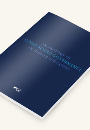 AGB book "An Anatomy of Good Board Governance in Higher Education"