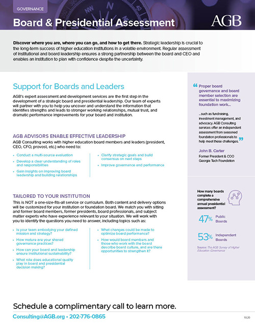 Board Assessment Agb