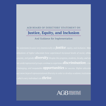 Statement on Justice, Equity, and Inclusion