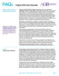 AGB FAQs Highly Effective Board Habits