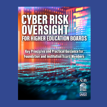 Cyber Risk Oversight for Higher Education Boards book cover