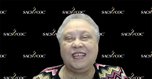 Dr. Belle Wheelan, President of the Southern Association of Colleges and Schools Commission on Colleges