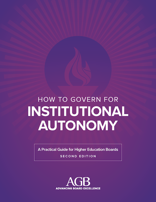 Cover page: How to Govern for Institutional Autonomy, Second Edition